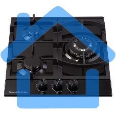 Газовая варочная панель Zigmund & Shtain G 14.4 B независимая, черный