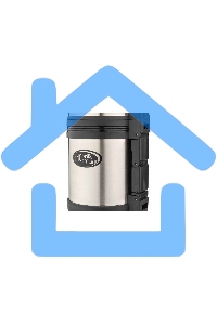 Термос BIOSTAL NG800-1 0.8 л, универс, ручка, рем. для переноски, крышка-чашка и доп. пласт. чашка.