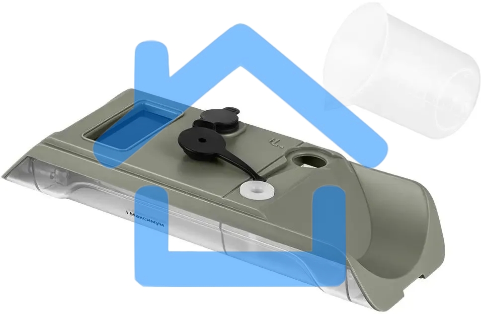 Пылесос ручной Kitfort КТ-5195 бежевый/серый, питание от аккумулятора, 50 Вт, уборка влажная, пылесборник 0.11 л, работа от АКБ max 15 мин