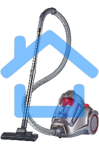 Пылесос Hyundai HYV-C4500 темно-серый, 380/2400 Вт, уборка сухая, пылесборник контейнер 3.5 л