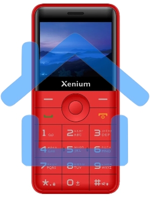 Мобильный телефон Xenium X700 красный