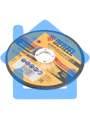 Круг шлифовальный по металлу Denzel A24QBF 150 х 6,0 х 22,2 мм