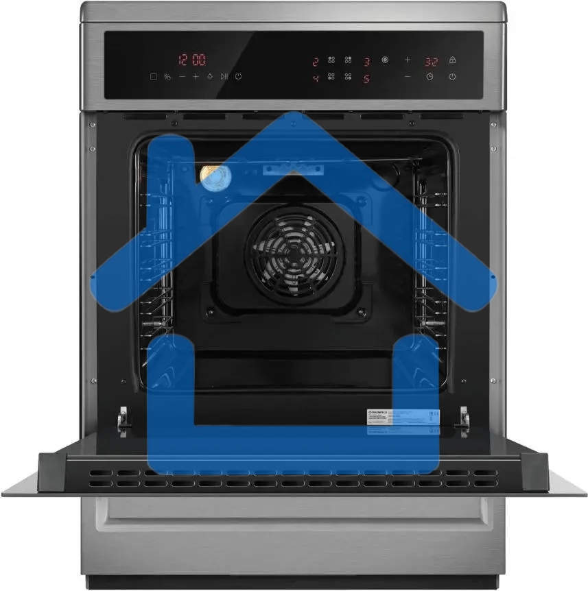 Плита электрическая Maunfeld MEC611CS10TD серебристый, конфорок 4 шт, духовка 59 л, 60 см x 85 см x 63 см