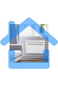 Конвектор Ballu Ettore BEC/ETMR-500 белый, 500 Вт, 8 м2, термостат