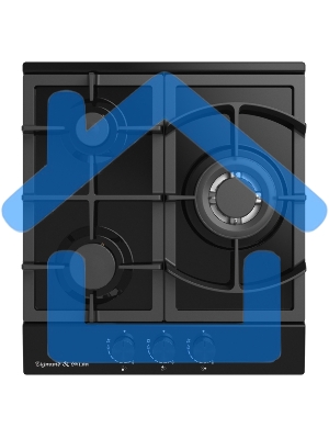 Газовая варочная панель Zigmund & Shtain G 14.4 B независимая, черный