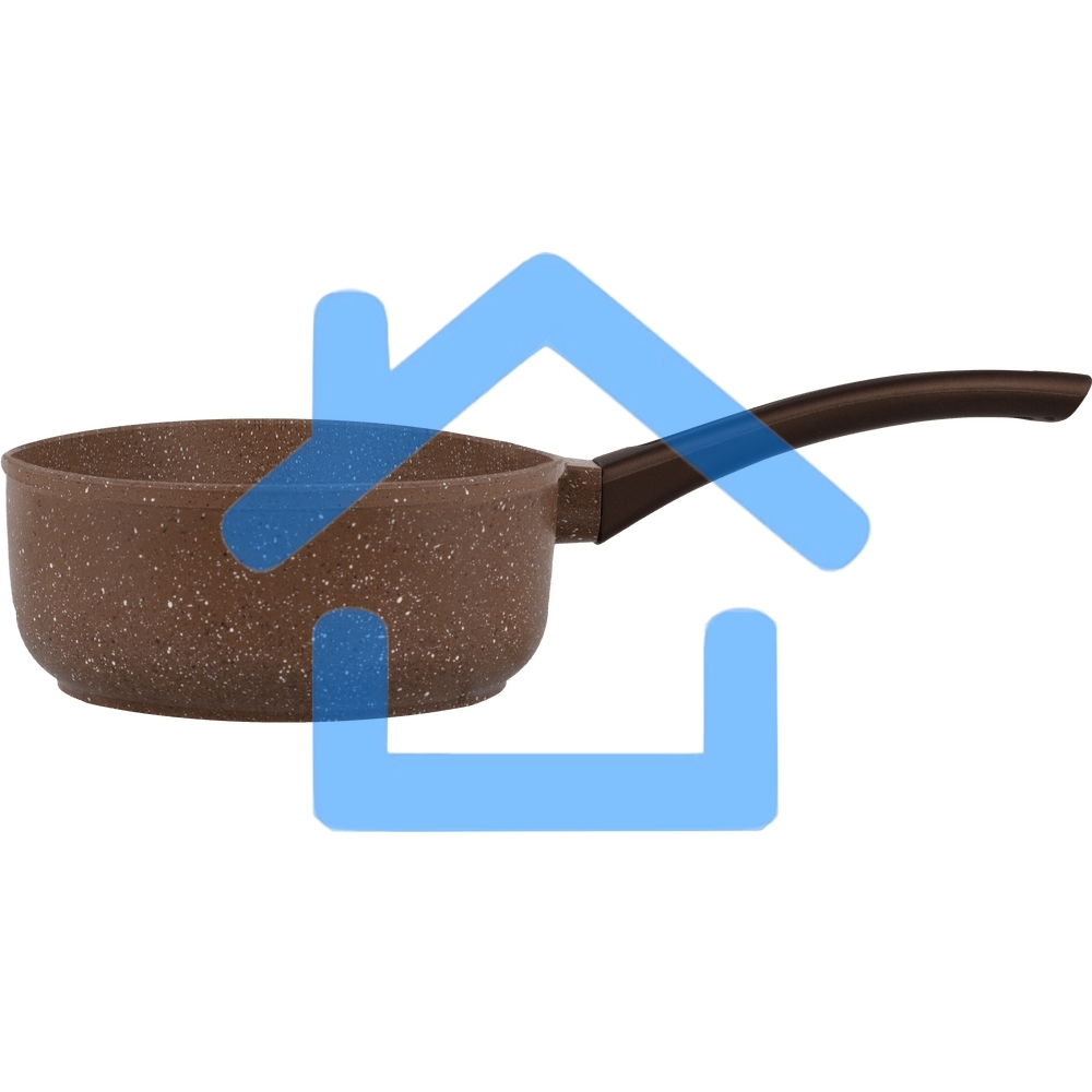 Ковш Maunfeld Carmel MF18CRM01SP из литого алюминия со стеклянной крышкой, 18 см, 1,6 л