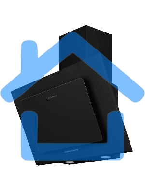 Вытяжка наклонная Maunfeld Tower A 50 черный, 50 см, 700 куб. м/ч, 66 дБ