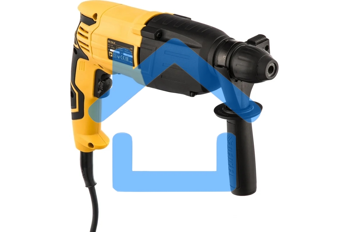 Перфоратор электрический Denzel RH-750-24 SDS-plus 750 Вт 25 Дж 3 реж 26605