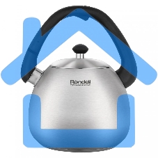 Чайник металлический Rondell Esfera RDS-1656, 3л, стальной