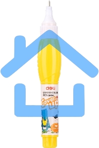 Ручка корректор Deli E39299 шариковый белый 7мл