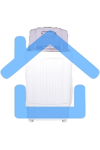 Стиральная машина Славда WS-30ET белый загрузка вертикальная 3 кг, 0 об/мин, класс А