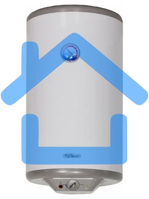 Водонагреватель De Luxe W80V1 Объем 80л,мощность 1.5квт,нагрев 2.45ч, вес 26кг,Высота 806,Диаметр430мм.