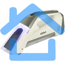 Пылесос ручной Kitfort КТ-5195 бежевый/серый, питание от аккумулятора, 50 Вт, уборка влажная, пылесборник 0.11 л, работа от АКБ max 15 мин