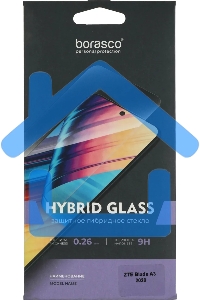 Защитное стекло для экрана BoraSCO Hybrid Glass для ZTE Blade A3 (2020) антиблик, 62.8 х 139 мм, 2.5D, прозрачный