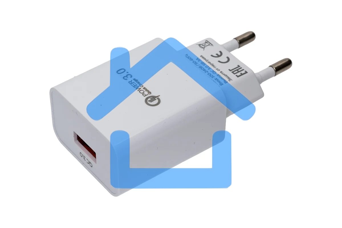 Зарядное устройство СЗУ 1USB 3.0A QC3.0 для micro USB быстрая зарядка More choice NC52QCm, белый