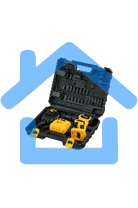 Дрель-шуруповерт STEHER CDB-200-1, Аккумуляторная, 20В, Кейс