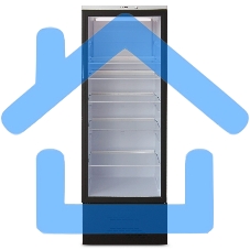 Холодильная витрина Бирюса Б-B310 черный фронт однокамерная 310л