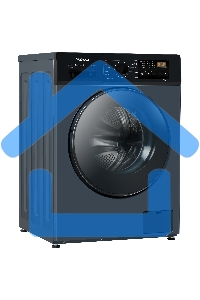 Стирально-сушильная машина Бирюса WMD-SM812/03 W перламутровый синий, загрузка фронтальная 8 кг, 1200 об/мин, класс: А+++