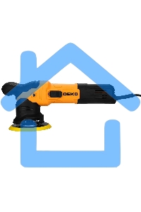 Шлифмашина полировальная орбитальная сетевая DEKO P1250-D, 125мм, 1250 Вт