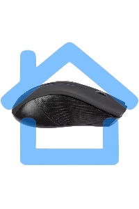 Мышь беспроводная HIPER HOMW-074 черный/синий, 1000 dpi, радиоканал, USB, кнопки - 3