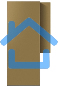 Вытяжка пристенная островная Maunfeld Bath 402 золотой, 40 см, 1150 куб. м/ч, 52 дБ