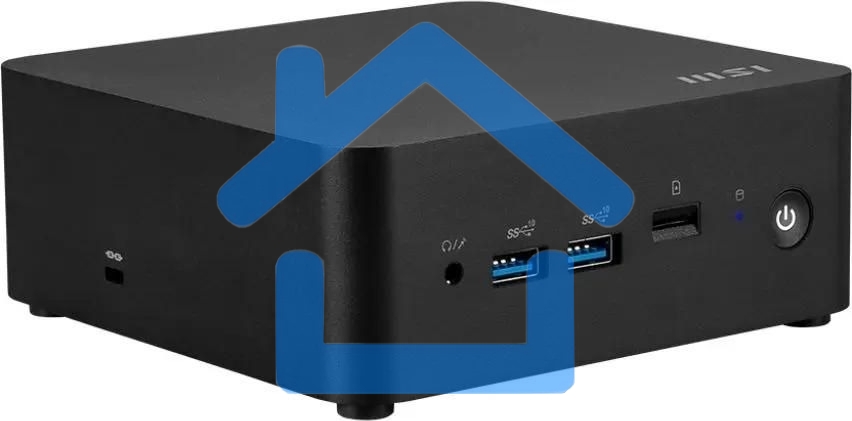 Компьютер MSI Cubi NUC 1M-045XRU, черный, Intel Core 3 100U/8Gb/512Gb/Intel UHD/WF6E/BT5.3/120W/AirCooling/DOS (9S6-B0B111-219)