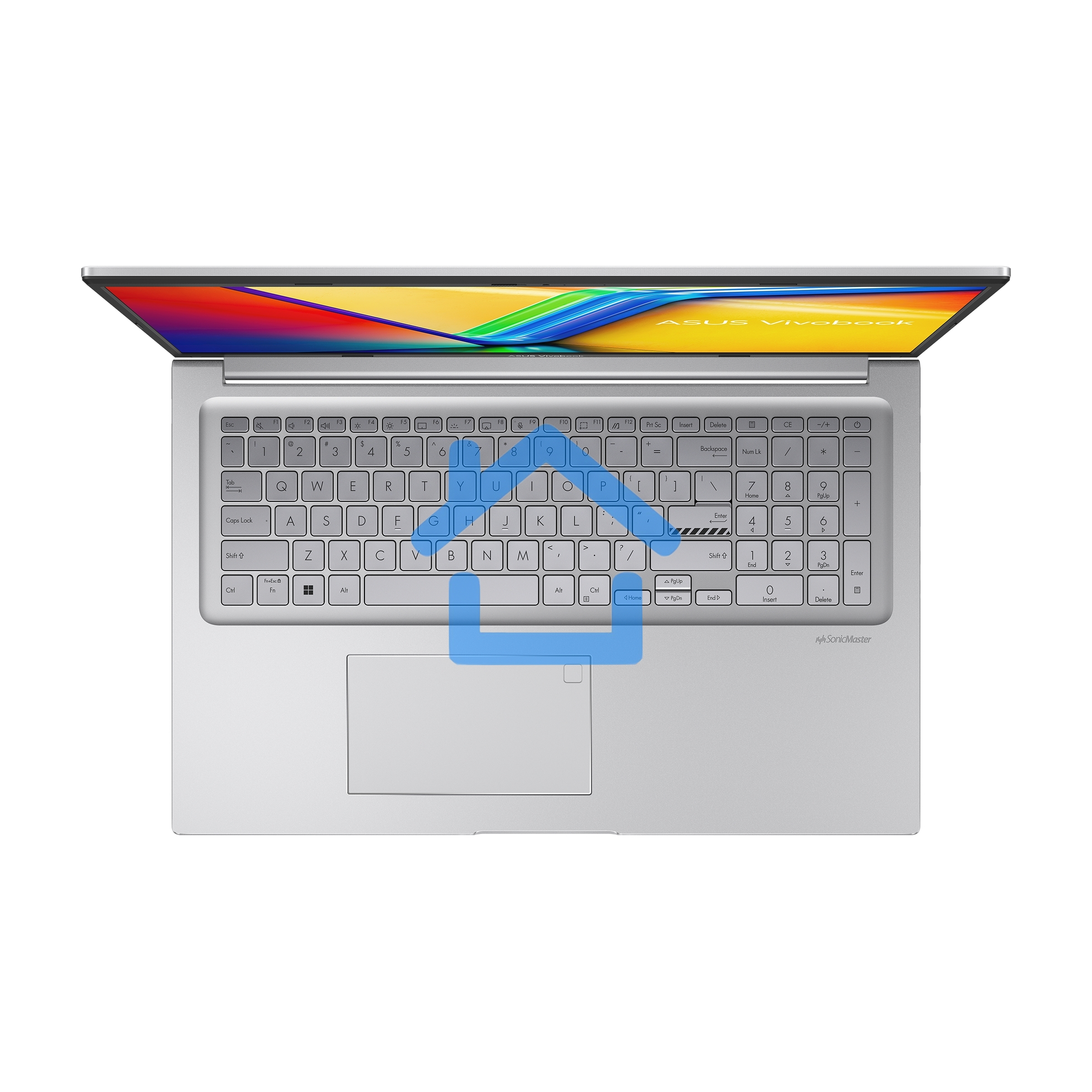 Ноутбук Asus VivoBook 17X X1704VA-AU398 90NB10V1-M00D20 Cool Silver 17.3