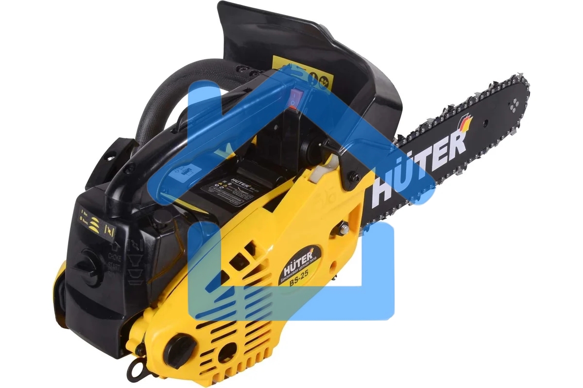 Бензопила Huter BS-25 70/6/5 800 Вт, 25 см3, бак 0,31 л, антивиб. система, шина 300см/12