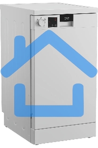 Посудомоечная машина Beko DVS050R01W, белая, 44.8 см, 10 компл., 49 дБ, класс A