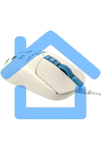 Мышь проводная A4Tech Bloody W72 Ultra Pixels Blue рисунок/бежевый/голубой, 20000 dpi, USB, кнопки - 7