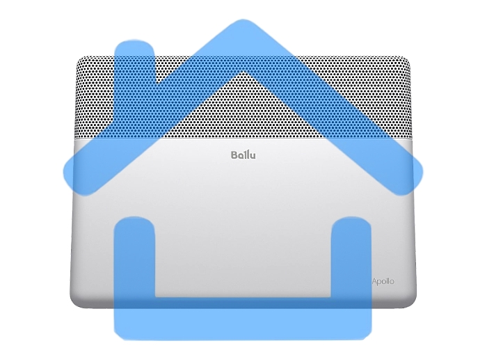 Комплект Ballu Apollo Transformer с блоком управления и шасси BEC/AT-1500-3M CS белый, 1500 Вт, 20 м2, термостат