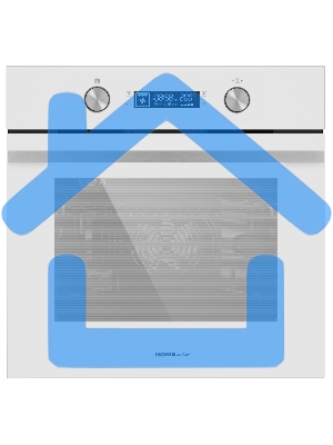 Духовой шкаф электрический HOMsair OEH6010WH белый