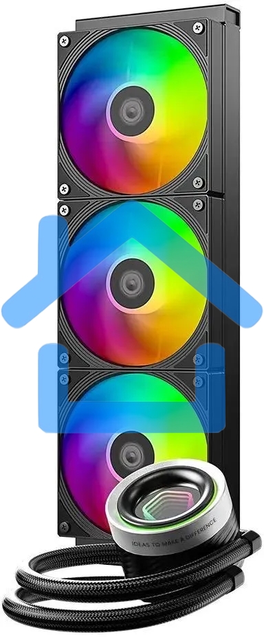 Жидкостная система охлаждения для процессора ID-COOLING FX360 INF черный 120мм алюминий+медь 2000rpm 27.2db 4-pin 350W