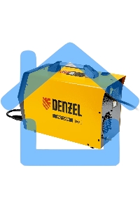 Аппарат инвертор. полуавтомат. cварки IMIG-185SDR, 180 А, ПВ 60%, катушка 5 кг Denzel