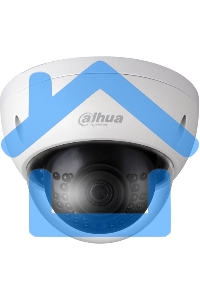 Уличная купольная IP-видеокамера DAHUA 2Мп; 1/2.8” CMOS; объектив 2.8мм; механический ИК-фильтр; чувствительность 0.01лк@F2.0; сжатие: H.265+, H.265, H.264+, H.264, MJPEG; 2 потока до 2Мп@25к/с; ИК-по