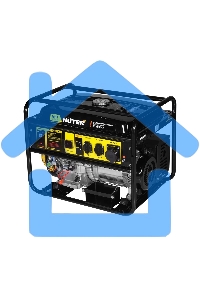 Электрогенератор бензиновый Huter DY8000LX, 7 кВт, 81 дБ, 76 кг