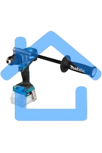 Дрель-шуруповерт Makita DF001GZ, Аккумуляторная, 40В, Без АКБ и ЗУ