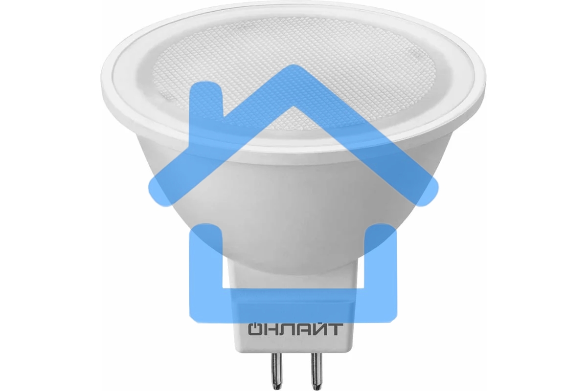 Лампа светодиодная ОНЛАЙТ 71637 OLL-MR16-5-230-3K-GU5.3