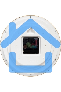 Часы настенные аналоговые Бюрократ WALLC-R83P D22см белый/бежевый