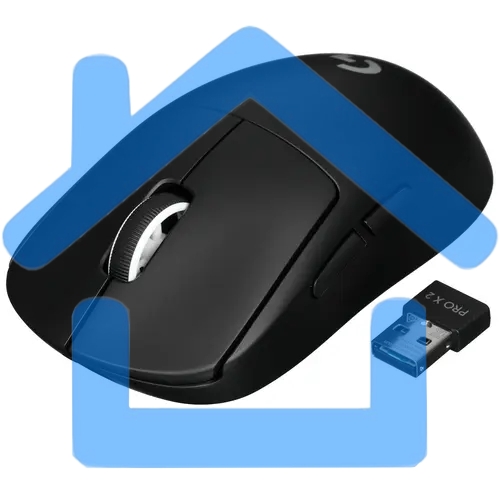 Мышь беспроводная Logitech G PRO X SUPERLIGHT 2 черный, 32000 dpi, радиоканал, USB, кнопки - 5