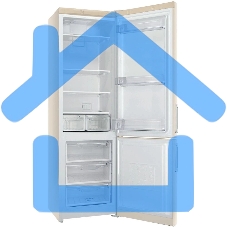 Холодильник Stinol STN 200 E бежевый двухкамерный 249/75л морозилка снизу, No Frost