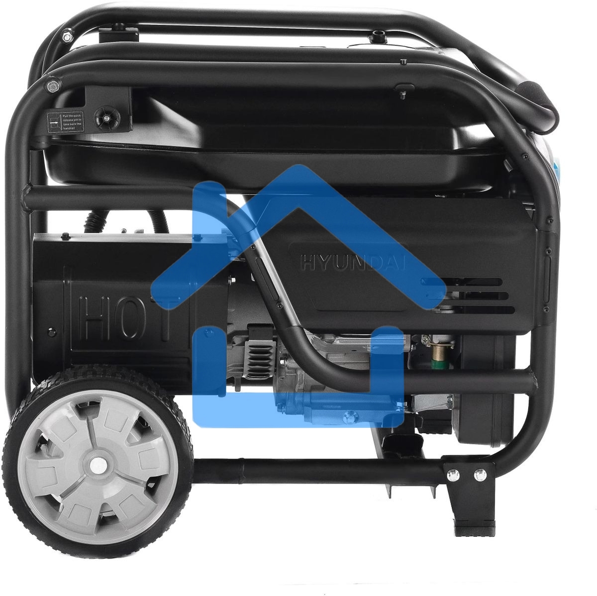 Электрогенератор бензиновый Hyundai HHY 9050FE ATS, 6.5 кВт, 74 дБ, 97 кг