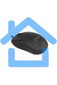 Мышь проводная CBR CM 106 черный, 1000 dpi, USB, кнопки - 3