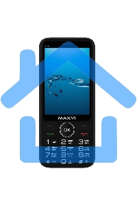 Мобильный телефон Maxvi B35 черный