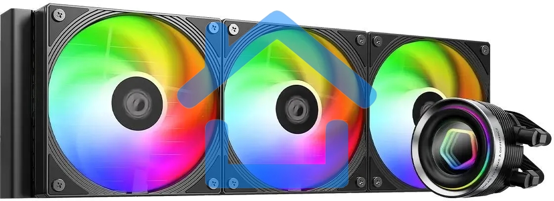 Жидкостная система охлаждения для процессора ID-COOLING FX360 INF черный 120мм алюминий+медь 2000rpm 27.2db 4-pin 350W