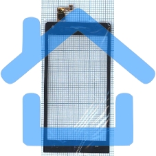 Сенсорное стекло (тачскрин) для Huawei Ascend G6, черное