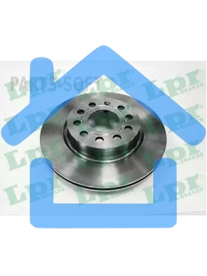 Диск тормозной вентилируемый LPR A1001V