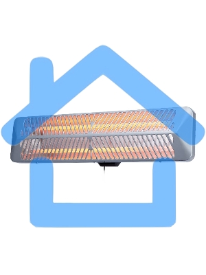 Обогреватель инфракрасный Ballu BIH-LW2-1.5 серый, кварцевый, 1500 Вт, 25 м2