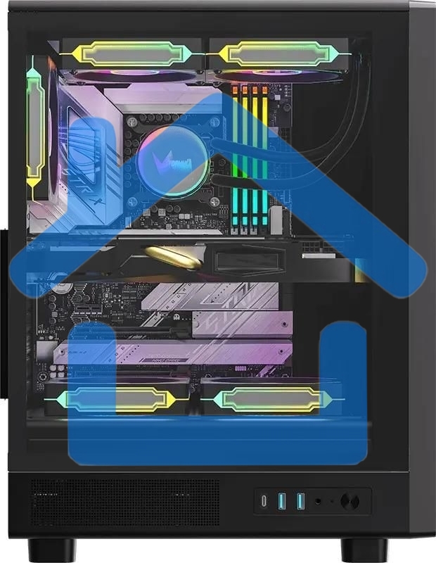 Компьютерный корпус Aerocool / Formula MANA DYNAMIC черный без БП ATX 6x120мм 2xUSB 3.0 1xUSB3.1 audio bott PSU