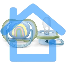 Пустышка Philips Avent ultra air, радуга, 0-6 мес., 1 шт.